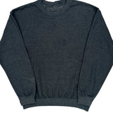 90S Blank Unbranded Sweatshirt - Medium Grey Cotton Blend