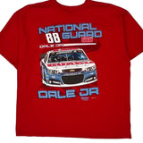 National Guard Nascar T-Shirt - 2XL Red Cotton
