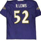 Baltimore Ravens Nfl Football Football Jersey - Large Purple Polyester
