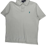Polo By Ralph Lauren Polo Shirt - Large White Cotton