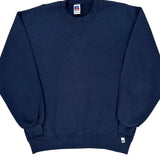 Made In USA Russell Athletic Sweatshirt - Large Navy Cotton