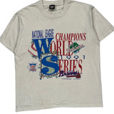 Atlanta Braves Screen Stars Mlb T-Shirt - XL Cream Cotton Blend