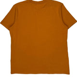 Carhartt T-Shirt - Large Orange Cotton