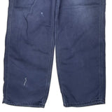 Carhartt Cargo Trousers - 38W 30L Blue Cotton