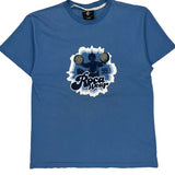 Rocawear Graphic T-Shirt - Medium Blue Cotton