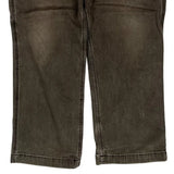 Carhartt Carpenter Trousers - 34W 31L Brown Cotton