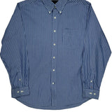 Tommy Hilfiger Striped Shirt - Large Blue Cotton