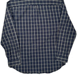 Guess Checked Shirt - Large Blue Cotton