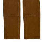 Carhartt Double Knee Carpenter Pants - 30W US 6 Brown Cotton