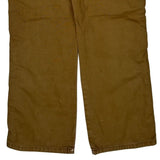 Dickies Double Knee Carpenter Trousers - 34W 30L Brown Cotton