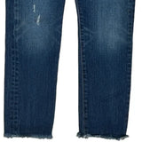 501 Levis Skinny Jeans - 28W UK 8 Blue Cotton
