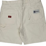 Ici Paints Dickies Carpenter Shorts - 38W 9L White Cotton