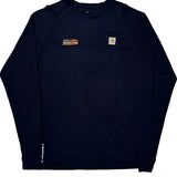 Carhartt Long Sleeve T-Shirt - XL Navy Cotton