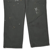 Carhartt Carpenter Trousers - 34W 32L Black Cotton