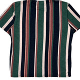 Guess Striped T-Shirt - Large Multicoloured Cotton
