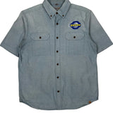 Empire Logo Carhartt Short Sleeve Shirt - Large Blue Cotton