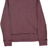 Carhartt Long Sleeve T-Shirt - Medium Burgundy Cotton