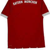 Bayern München Adidas 2017-18 Home Football Shirt - Medium Red Polyester