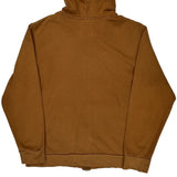 Dickies Hoodie - Large Brown Cotton Blend