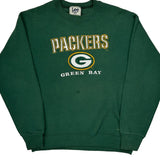Green Bay Packers Lee Sport Nfl Sweatshirt - Medium Green Cotton