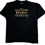 Working Together For Clean Water Oneita Single Stitch T-Shirt - XL Black Cotton