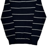 Tommy Hilfiger Striped Sweater - Small Navy Cotton