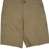 Oakley Chino Shorts - 34W 11L Beige Cotton