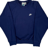 Nike Sweatshirt - Medium Navy Cotton