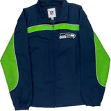 Seattle Seahawks Nfl Track Jacket - Medium Green Polyester