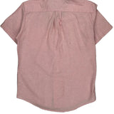 Tommy Hilfiger Short Sleeve Shirt - Medium Pink Cotton