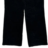 Ralph Lauren Petite Cord Trousers - 31″ Waist Black Cotton