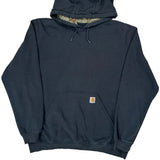 Carhartt Hoodie - XL Blue Cotton