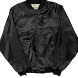 Made In USA Mak Lein Varsity Jacket - XL Black Nylon