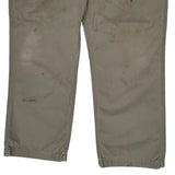 Carhartt Carpenter Trousers - 38W 30L Khaki Cotton