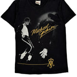 Michael Jackson Hanes Band T-Shirt - Small Black Cotton