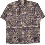 Cooke Street Floral Hawaiian Shirt - Medium Beige Cotton