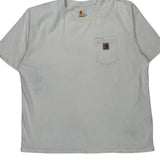 Carhartt T-Shirt - XL White Cotton
