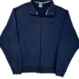 Nike Track Jacket - Large Navy Cotton