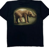 Parque De La Naturaleza De Cabárceno Rock Eagle Single Stitch T-Shirt - Large Black Cotton