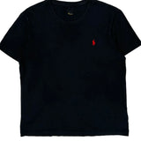 Polo By Ralph Lauren T-Shirt - Medium Black Cotton