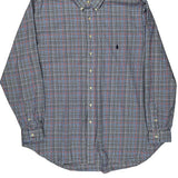 Tall Ralph Lauren Checked Shirt - 2XL Multicoloured Cotton