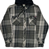 Dickies Checked Jacket - 2XL Black Cotton
