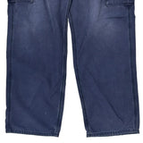 Carhartt Cargo Trousers - 40W 32L Blue Cotton