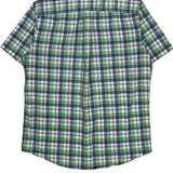 Tommy Hilfiger Checked Short Sleeve Shirt - Medium Green Cotton