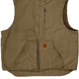Carhartt Vest - XL Khaki Cotton