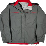Columbia Windbreaker - Large Red Polyester