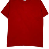Blank Jerzees Single Stitch T-Shirt - XL Red Cotton