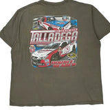 Talladega Superspeedway Fanatics Nascar T-Shirt - 2XL Gray Cotton