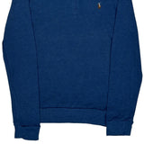 Polo By Ralph Lauren 1/4 Zip - Large Blue Cotton