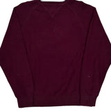 Tommy Hilfiger Sweater - Large Burgundy Cotton